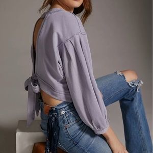 PICRO Open back sweatshirt SMALL
